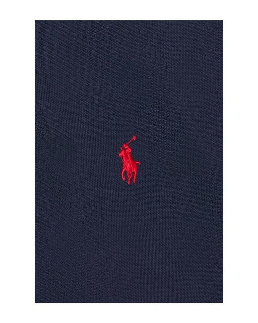 Polo Ralph Lauren Blue Short Sleeve Mesh Polo for men