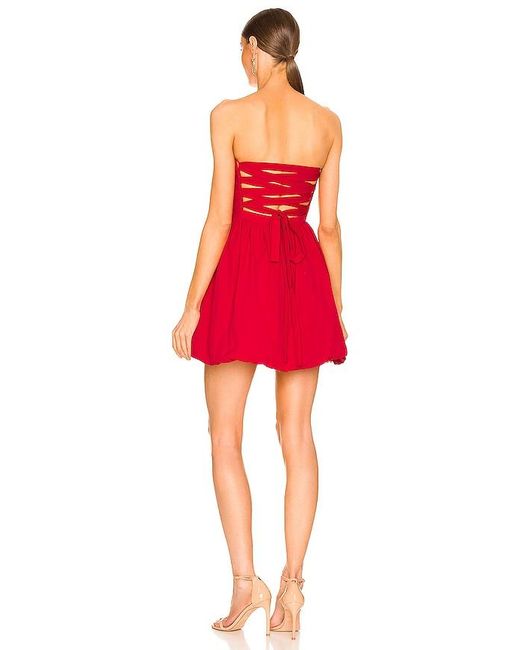 Amanda Uprichard Red X Revolve Stassie Dress