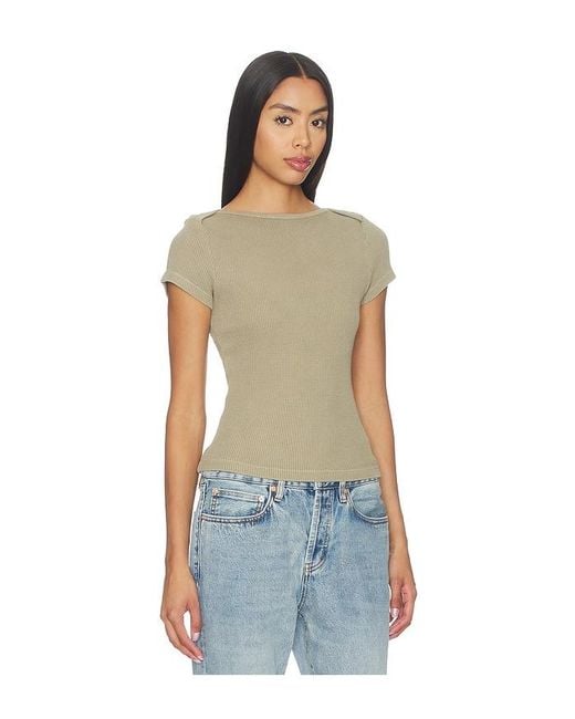 Citizens of Humanity Blue Baby Waffle Tee
