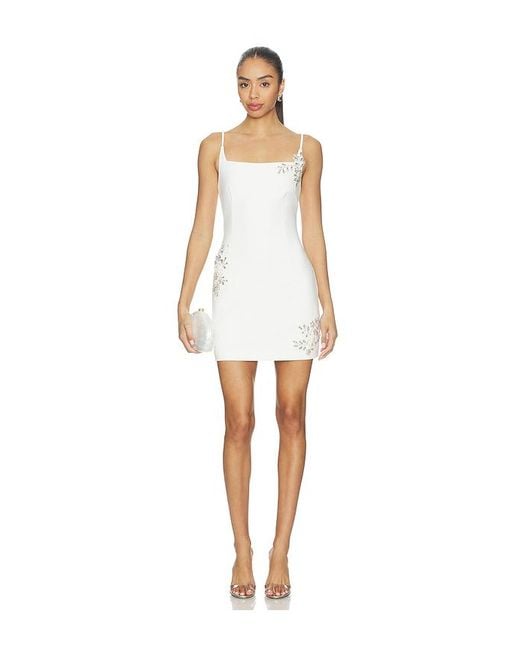 Elliatt White Veda Sequined Mini Dress