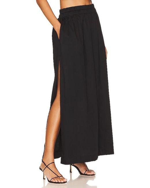 Mikoh Swimwear Black Delia Skirt