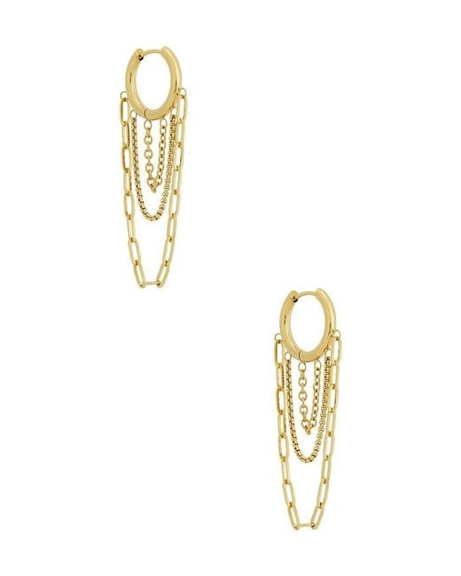 Casa Clara Metallic Emilia Statement Earrings