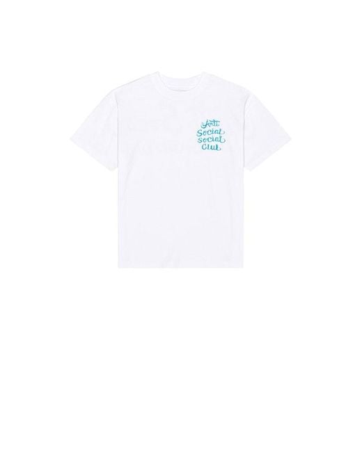 ANTI SOCIAL SOCIAL CLUB Airbrush Mind Games Tee in Blue for Men