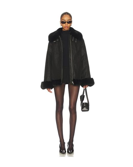 Lovers + Friends Black Helly Faux Leather Jacket