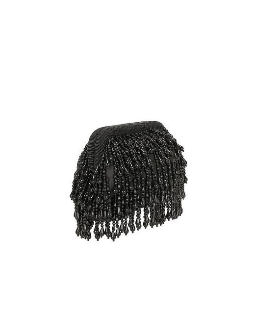 Simon Miller Black Beaded Drop Clutch