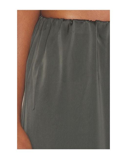 Lovers + Friends Black Alette Satin Pants