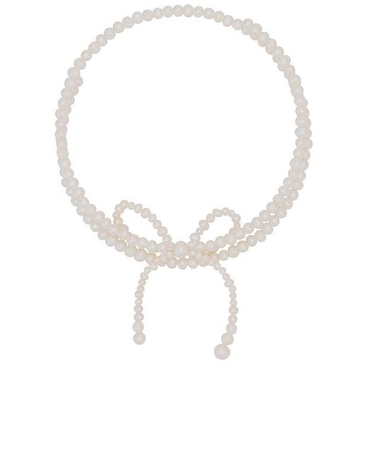 Joolz by Martha Calvo White Coquette Double Necklace