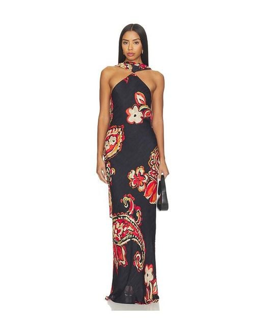 Amanda Uprichard Multicolor Ashton Maxi Dress