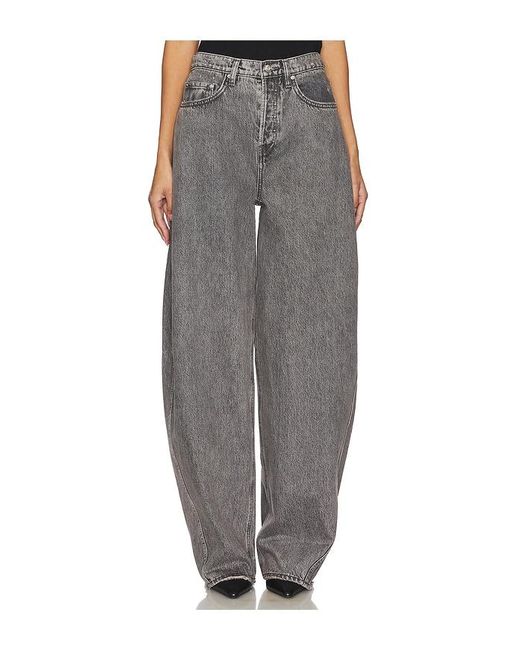GRLFRND Gray X Emily Gemma Paola Barrel Leg Jeans
