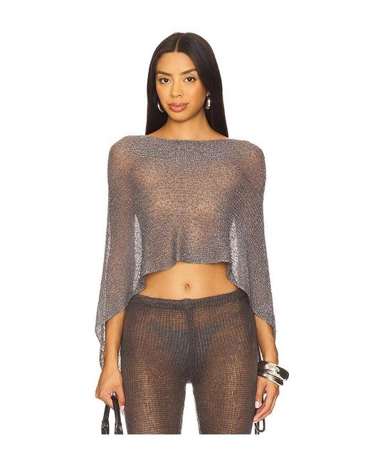 Jaded London Brown Infinity Multiway Knit Cape