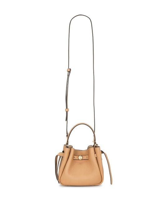 Tory Burch Natural Romy Mini Bucket Bag