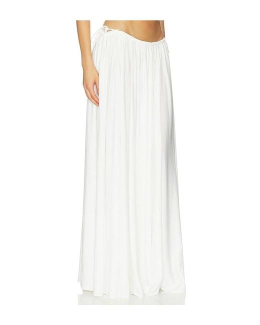 MOTHER OF ALL White Helena Maxi Skirt