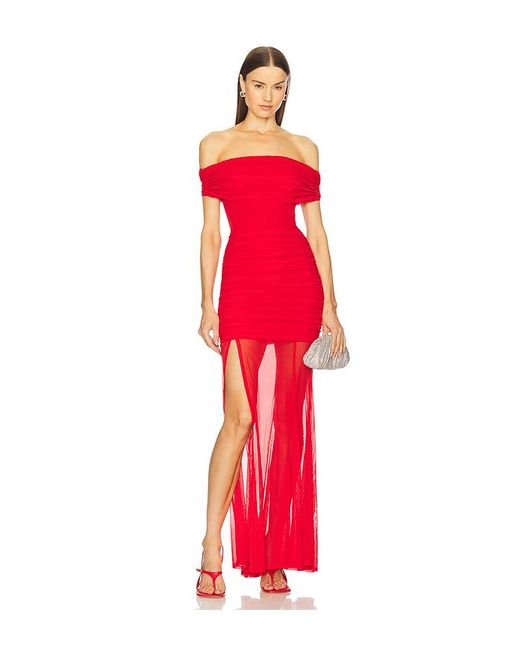 Michael Costello Red X Revolve Heidi Gown