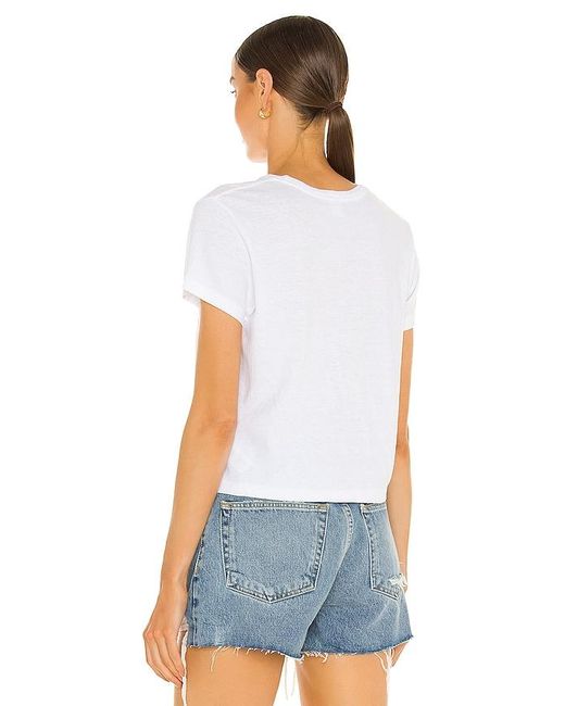 Re/done White X Hanes 1950S Boxy Tee