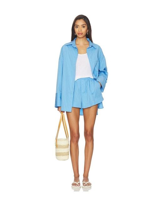 Faithfull The Brand Blue Clemente Shirt