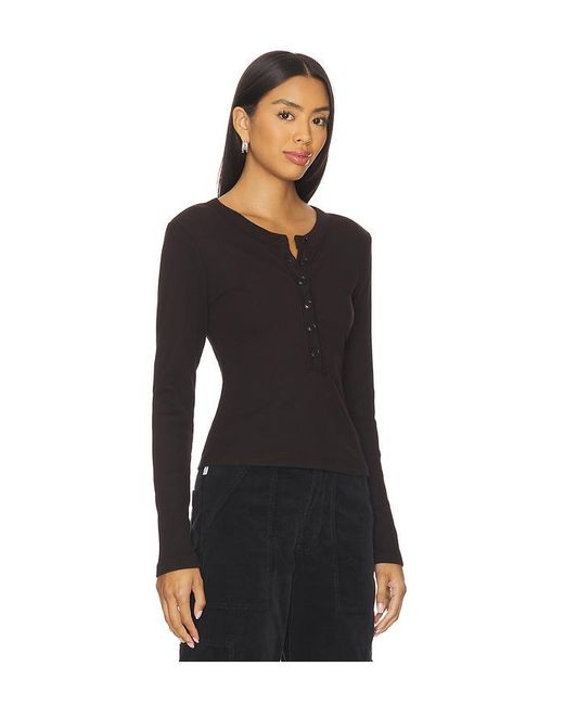 Citizens of Humanity Black Varra Henley