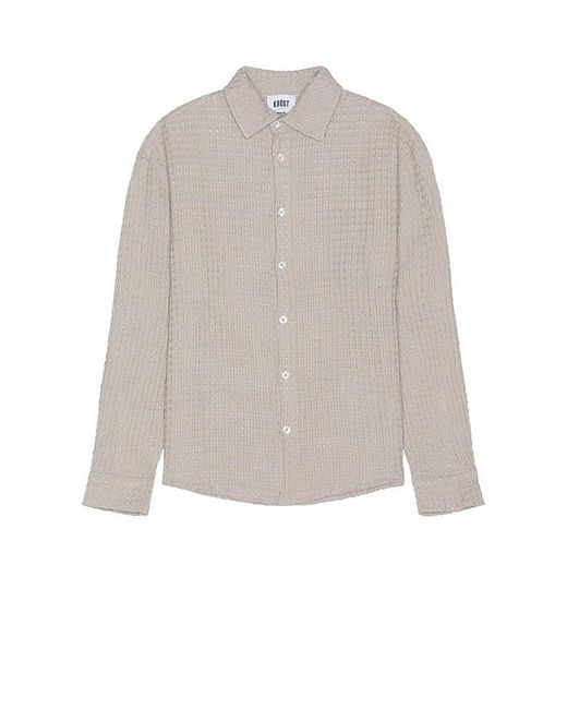 KROST White Linas Oversized Button Up Shirt for men