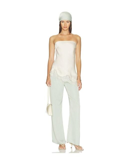 Elodie the Label Natural Lacey Top