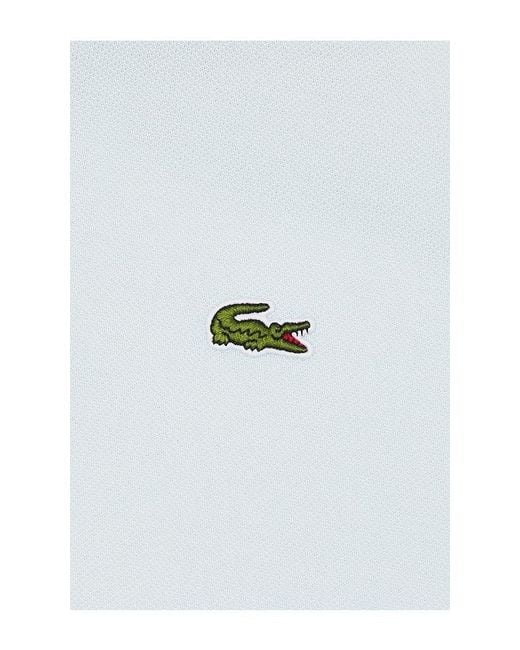 Lacoste White Classic Fit Piqu? Polo for men