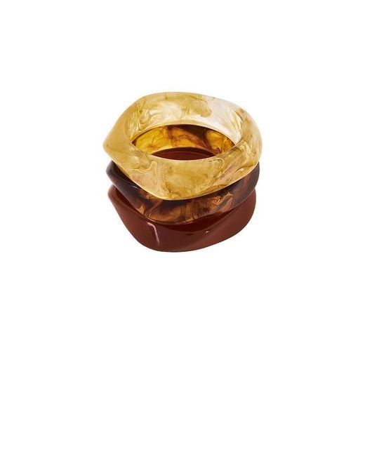 Luv Aj Orange The Formentera Bangle Set