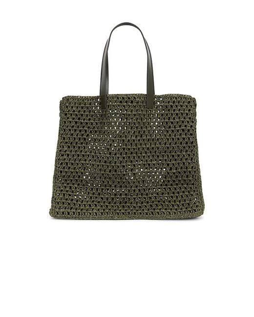 Anine Bing Green Large Rio Tote