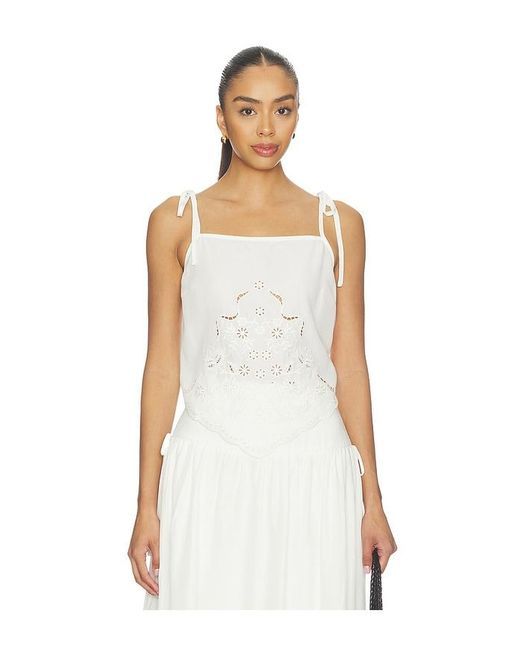 Astr White Stevie Top