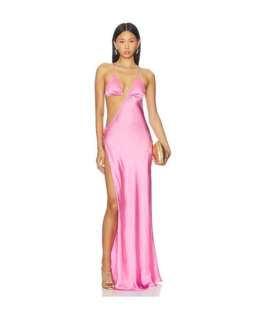 Cin Cin Red Villa Lobster Maxi Dress