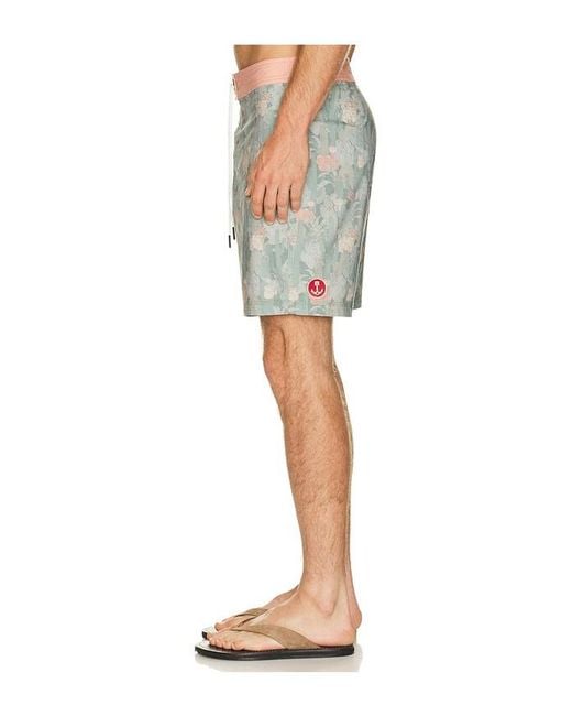 Iron & Resin Blue Cactus Boardshort for men