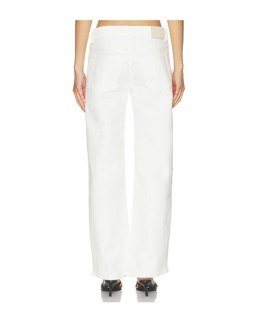 Citizens of Humanity White Nora Patch Pocket Trouser Jeans