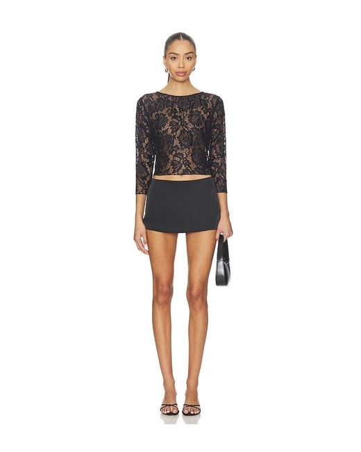 Bella Venice Black The Camille Lace Top