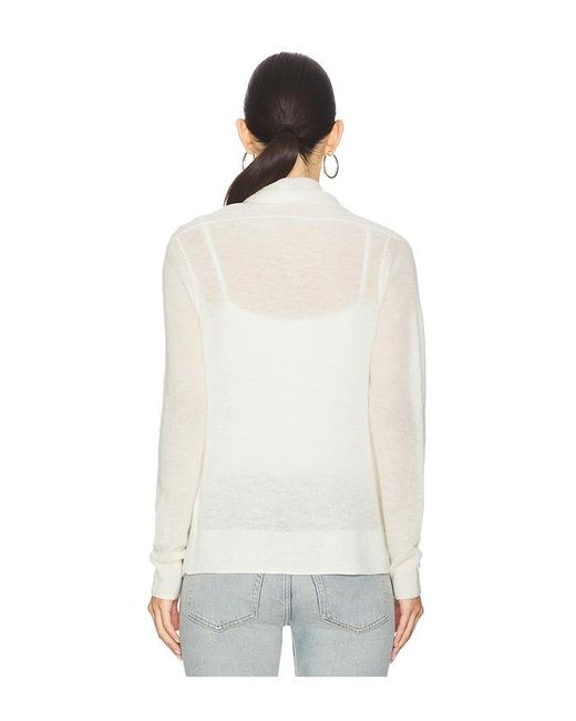 AllSaints White Laina Cardigan