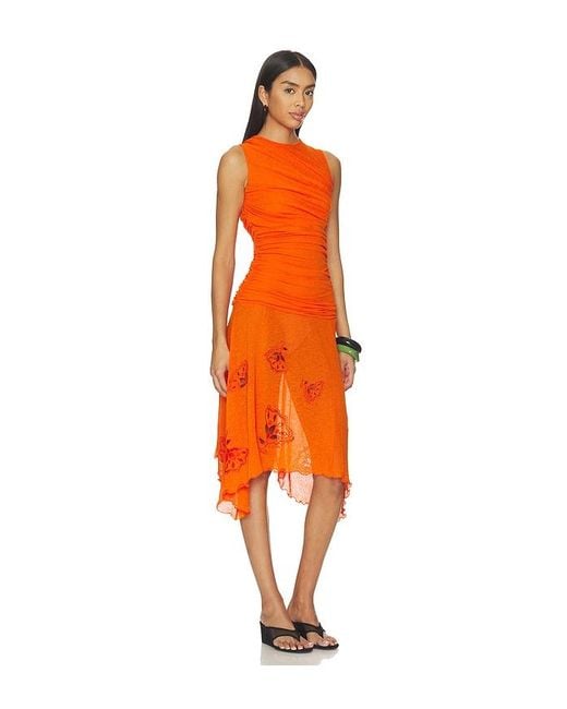 Siedres Orange Nuina Dress