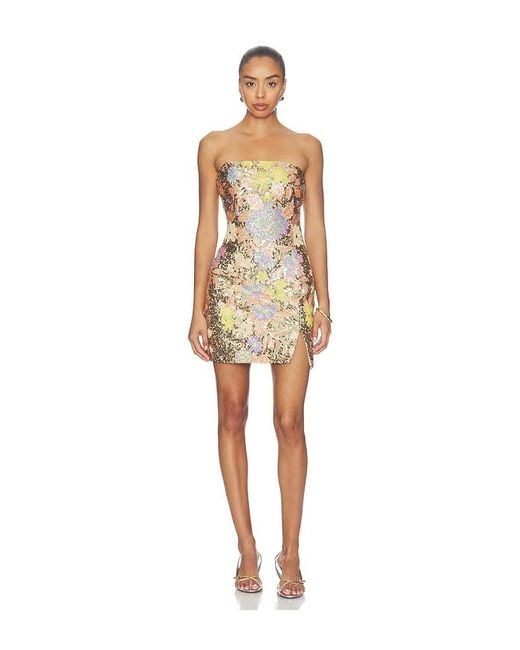 Nadine Merabi Natural Leila Floral Dress