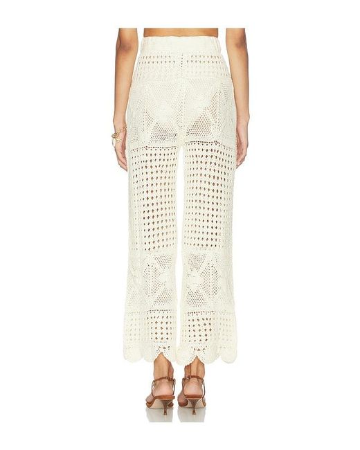 Agua Bendita White Wesley Pants