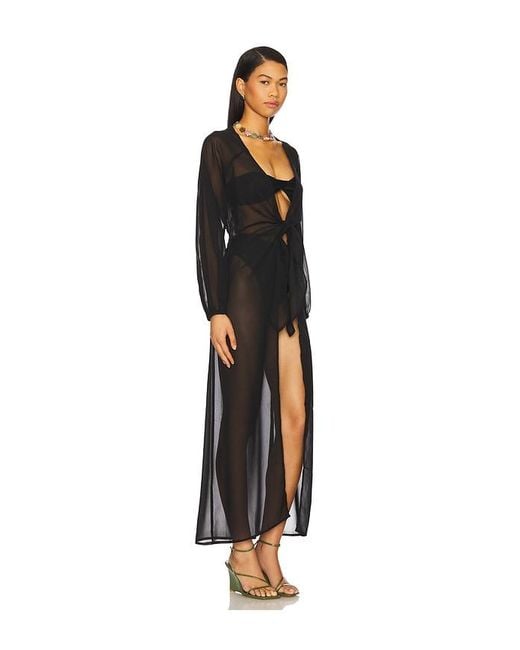 LSPACE Black Anna Cover Up
