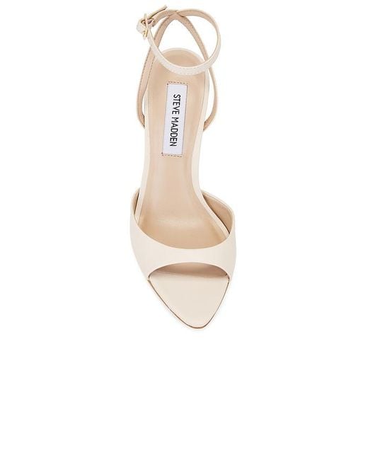 Steve Madden White Beki Heel