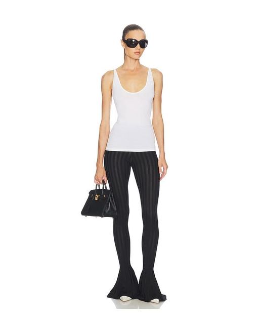 Helsa White Cheraden Knit Core Tank