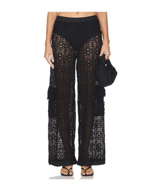 Agua Bendita Black Cargo-Hose Maca Knotted