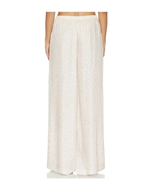Anine Bing White Roslyn Pant