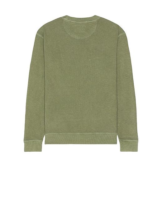 Scotch & Soda Green Garment Dyed Sweater for men