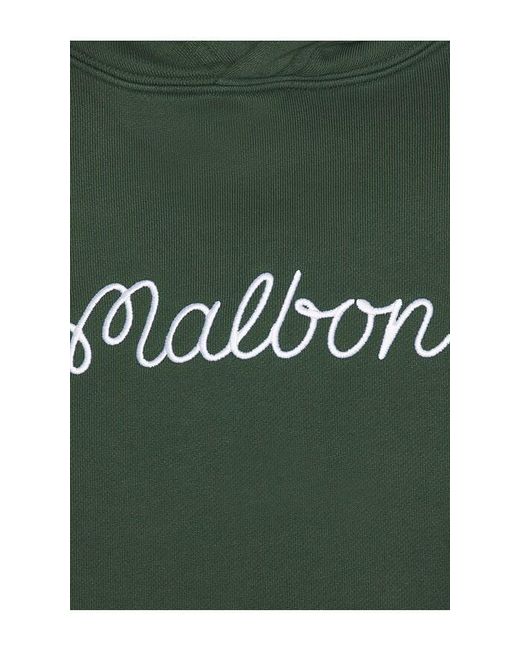 Malbon Green Fesque Hoodie for men