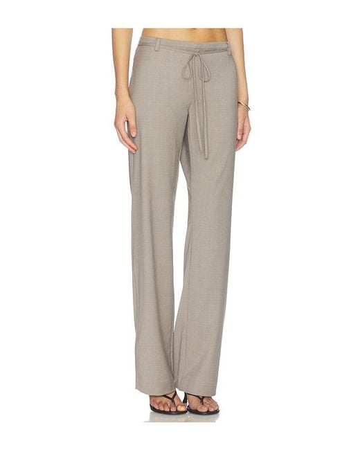 St. Agni Natural 90's Wool Rouleau Minimal Pant