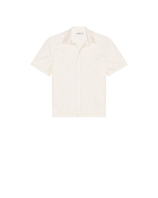 Jonathan Simkhai Natural Conrad Short Sleeve Shirt for men