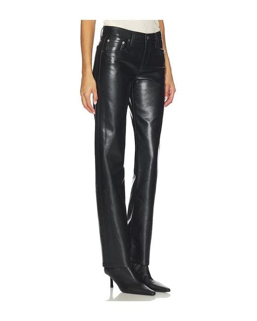 Agolde Black Low Rise Slim