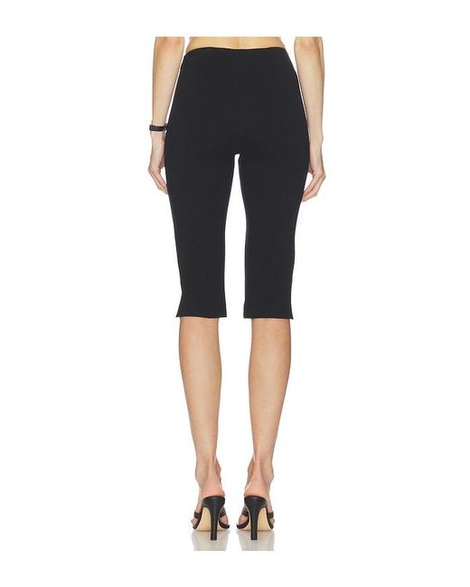 GOOD AMERICAN Blue Soft Stretch Ponte Pull On Capris