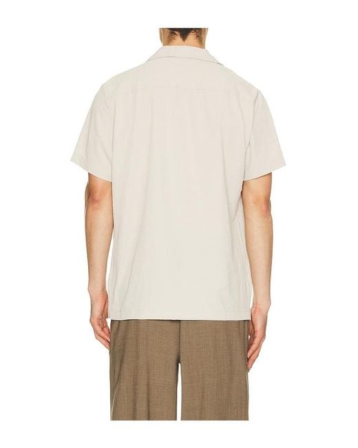 Rails White Amalfi Camp Collared Shirt for men