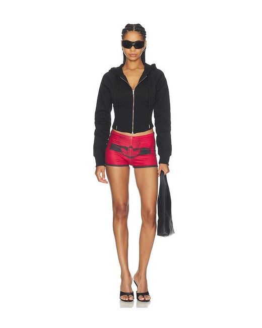 Adidas Originals Red Av Printed Shorts 2 Pack