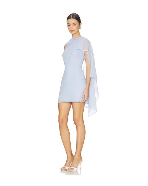 Amanda Uprichard Blue Marilla Dress