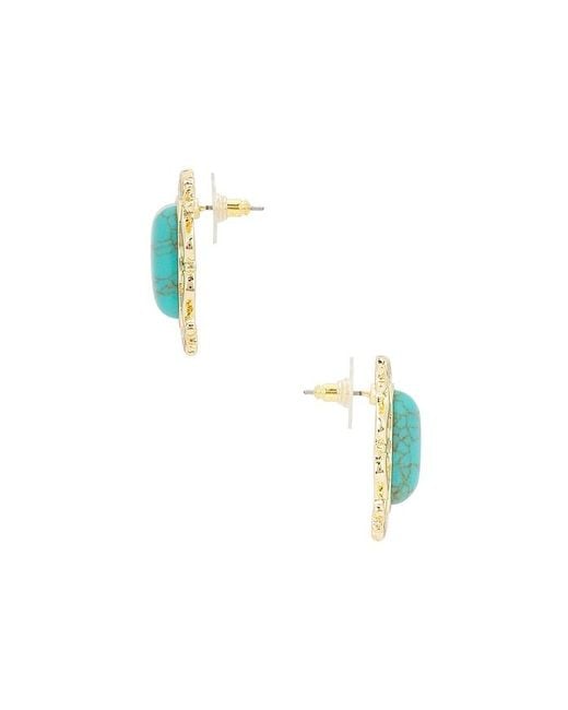 petit moments Blue Viva Stud Earrings