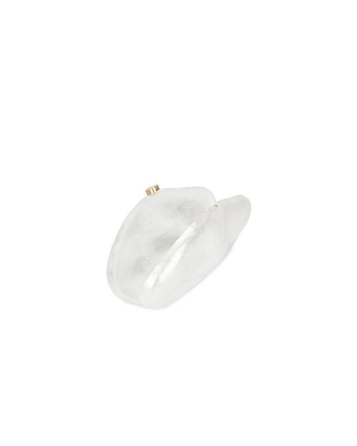 Cult Gaia White The Caldera Clutch